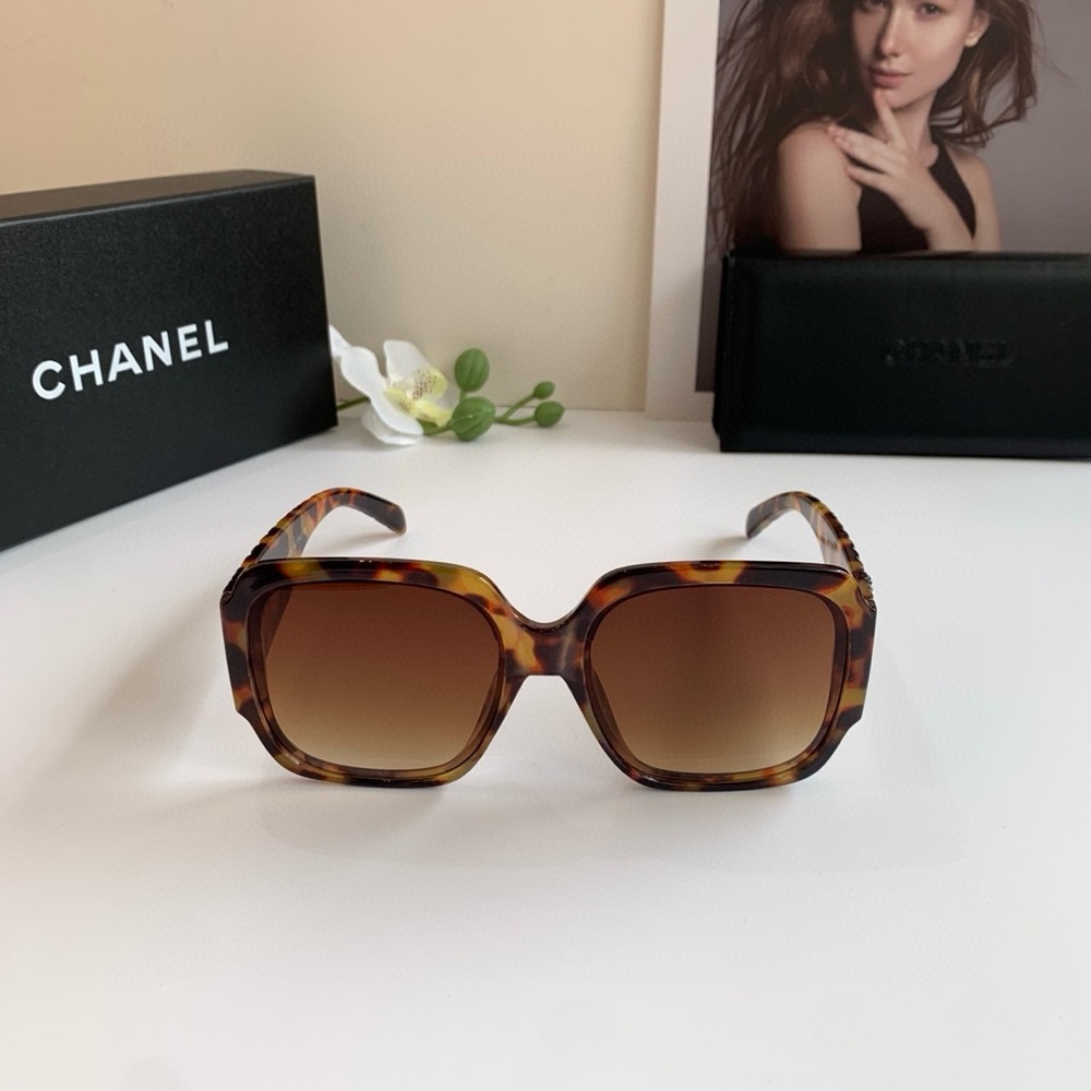 Chanel Tortoise Shell Sunglasses